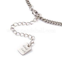 Brass Curb Chain Necklaces&nbsp;NJEW-H206-04AS