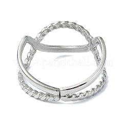 304 Stainless Steel Open Cuff Rings&nbsp;RJEW-M019-55P