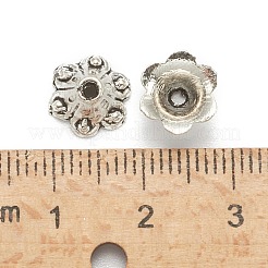 Tibetan Style Alloy Flower Bell Filigree Bead Caps&nbsp;TIBEB-O005-02