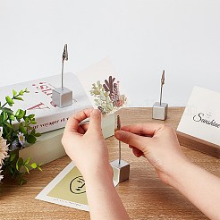 Square Base Resin Memo Holders&nbsp;AJEW-WH0141-04A