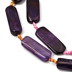 Natural Banded Agate Beads Strands&nbsp;G-H342-B06-01