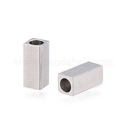 Tarnish Resistant 201 Stainless Steel Tube Beads&nbsp;STAS-P236-19P