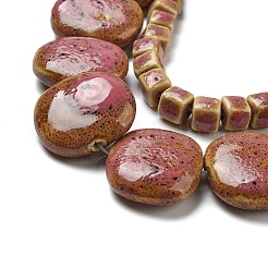 Handmade Porcelain Beads Strands&nbsp;PORC-B002-19E