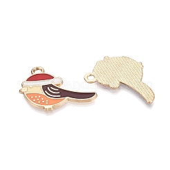 Alloy Enamel Pendants&nbsp;PALLOY-Q467-06G