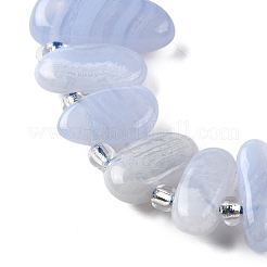 Natural Blue Lace Agate Beads Strands&nbsp;G-J403-03
