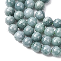 Natural Blue Jade Beads Strands&nbsp;G-H341-8mm-01