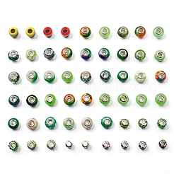 Acrylic & Resin & Polymer Clay Rhinestone European Beads&nbsp;FPDL-S015-04F