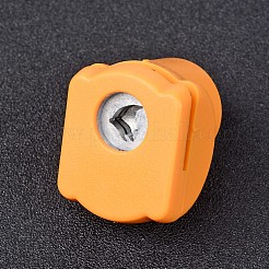 スクラップブッキングとペーパークラフト用のランダムな単色またはランダムな混合色のミニプラスチッククラフトペーパーパンチセット  ペーパーシェイパー  熱帯魚  33x26x32mm&nbsp;LS-AJEW-L051-10