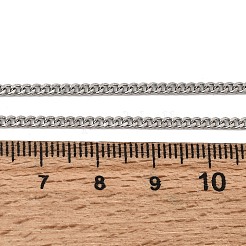 12Pcs 2.2MM 304 Stainless Steel Twisted Chain Necklaces for Men Women&nbsp;NJEW-H093-17P-02