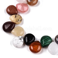 Natural & Synthetic Mixed Gemstone Beads Strands&nbsp;G-T138-120