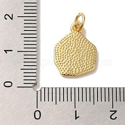 Brass Enamel Pendants&nbsp;KK-U027-21G-02