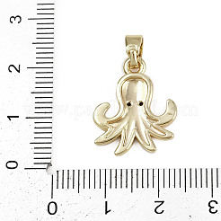 Brass Micro Pave Cubic Zirconia Pendants&nbsp;LS-KK-D409-27G