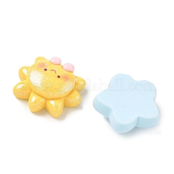 Opaque Resin Cabochons&nbsp;RESI-F072-06