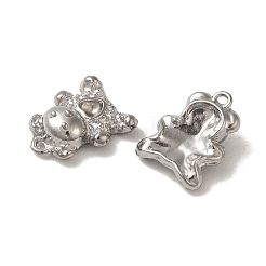 Tarnish Resistant 304 Stainless Steel Beads Rhinestone Setting&nbsp;STAS-K285-31P