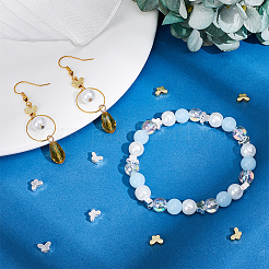 50Pcs 2 Colors Brass Beads&nbsp;KK-BBC0015-28