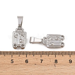304 Stainless Steel Pendants&nbsp;STAS-B167-17B-P