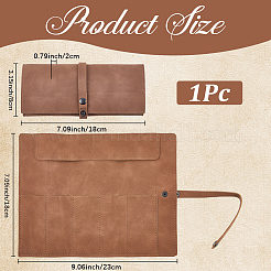 1Pc PU Letaher Watch Bands Storage Bag&nbsp;ABAG-CL0001-44C