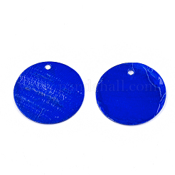 Spray Painted Capiz Shell Pendants&nbsp;SSHEL-T007-02
