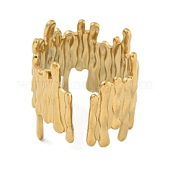 304 Stainless Steel Open Cuff Ring for Women&nbsp;RJEW-U014-06G