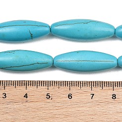 Synthetic Howlite Beads&nbsp;TURQ-29X9-92