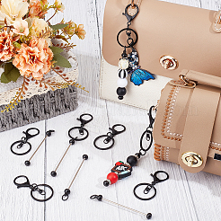 DIY Alloy Bar Beadable Keychain Making Kit&nbsp;DIY-SC0024-55