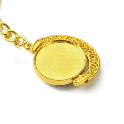Alloy Pendant with Translucent Resin Cabochons Keychains&nbsp;KEYC-JKC01139