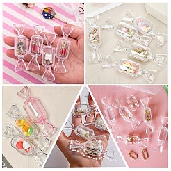 Transparent Plastic Candy Shaped Trinket Storage Boxes&nbsp;CON-SP0001-06A