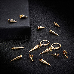 24Pcs 3 Style Brass Charms&nbsp;KK-UN0001-43