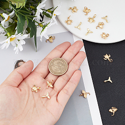 18Pcs 3 Style Brass Charms&nbsp;KK-CA0001-52G