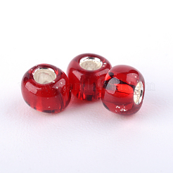 Mgb松野ガラスビーズ  日本製シードビーズ  12/0銀並ぶガラス丸穴rocaillesシードビーズ  暗赤色  2x1mm  穴：0.5mm  約900個/箱  正味重量：約10g /箱&nbsp;SEED-R033-2mm-38RR
