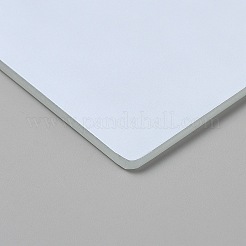 熱伝導強化ガラスまな板  粘着ドット付き  長方形  ライトシアン  200x280x4mm&nbsp;AJEW-WH0270-424
