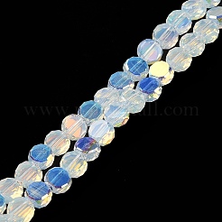Transparent Electroplate Glass Beads Strands&nbsp;GLAA-Q099-I01-07