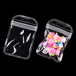 透明なプラスチック製の再封可能な包装袋  長方形  透明  11x7x0.02cm  片側の厚さ：2.3ミル（0.06mm）&nbsp;OPP-T002-01B