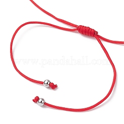 Natural Dyed White Jade Braided Bead Bracelets&nbsp;BJEW-JB09823-04