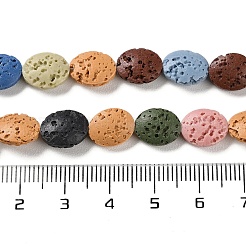 Natural Lava Rock Dyed Beads Strands&nbsp;G-H311-01-05
