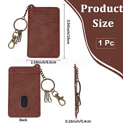 1Pc Retro PU Leather Card Holder&nbsp;OFST-DJ0001-24C