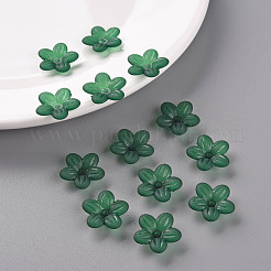 Frosted Acrylic Bead Caps&nbsp;MACR-S371-08A-735