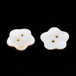 Freshwater Shell Buttons&nbsp;BUTT-T013-01