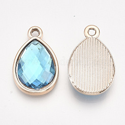 UV Plating Acrylic Pendants&nbsp;OACR-T005-84KC-04