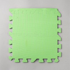スクエアフォームフロアプレイマット  子供用パズルプレイマット  ライムグリーン  305x305x8mm&nbsp;AJEW-WH20006-63A