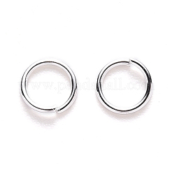 真鍮製オープンタイプ丸カン  カドミウムフリー＆鉛フリー  銀  24ゲージ  4x0.5mm  内径：3mm  約2150個/43g&nbsp;LS-X-KK-S358-001S