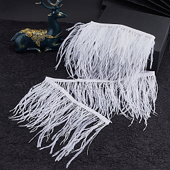 2M Fashion Ostrich Feather Trimming&nbsp;DIY-GF0009-45A-02
