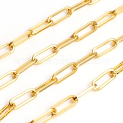 Brass Paperclip Chains&nbsp;CHC-L044-01A-G
