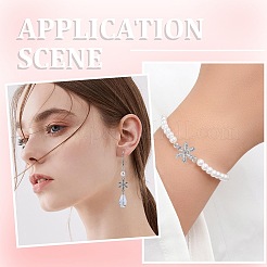 56Pcs 14 Style Alloy Crystal Rhinestone Connector Charms&nbsp;FIND-SC0007-90