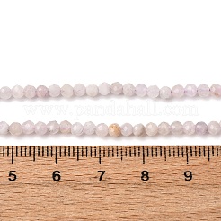 Faceted Natural Lilac Jade Beads Strands&nbsp;G-RM241221-B1