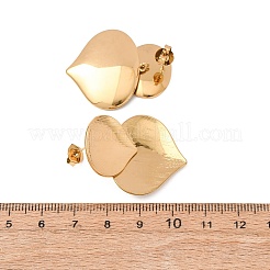 304 Stainless Steel Stud Earrings&nbsp;SA-CBAF756-01G