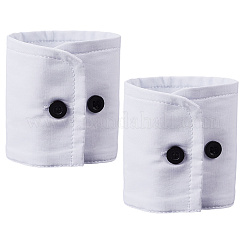 Removable Cotton Wrist Cuffs with Resin Button&nbsp;AJEW-WH20077-020A