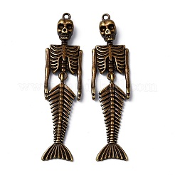 Tibetan Style Alloy Big Pendants&nbsp;X-TIBE-Q067-01AB-NR
