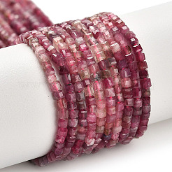 Gradient Color Natural Pink Tourmaline Beads Strands&nbsp;X-G-K373-A03-01