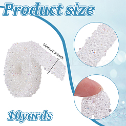 Glitter Resin Hotfix Rhinestone&nbsp;DIY-WH0622-452A